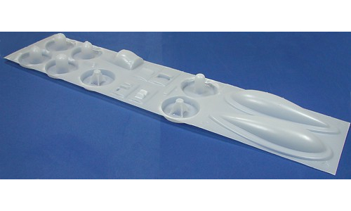 1001 Small White Plastic Parts Sheet