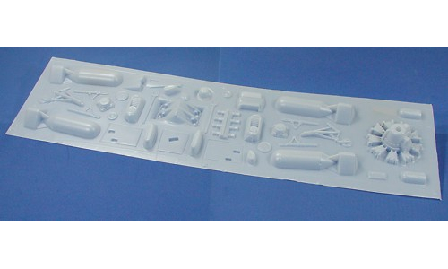 1004 White Plastic Parts Sheet