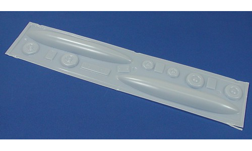 1401 White Plastic Parts Sheet B