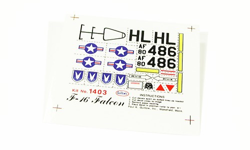 1403 Decal Sheet