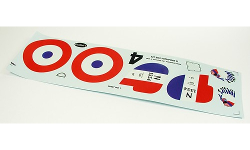 203 Decal sheet #1