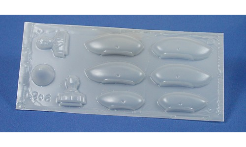 308 White Plastic Parts Sheet