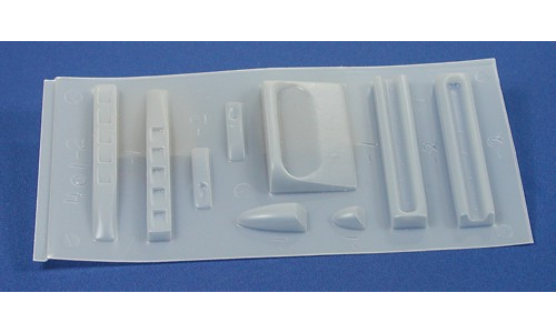 401 White Plastic Parts Sheet