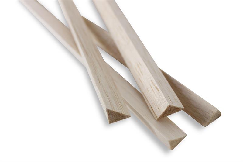 Balsa Wood Triangle Sticks - 1/2" x 36" - Image 2