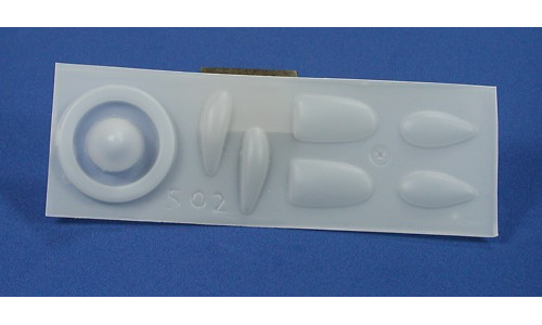 502 White Plastic Parts Sheet