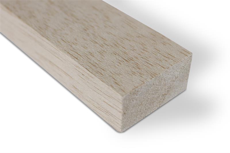 Balsa Wood Block - 1" x 2" x 8 3/8" - Image 2