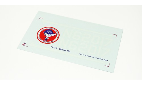 601 Decal Sheet
