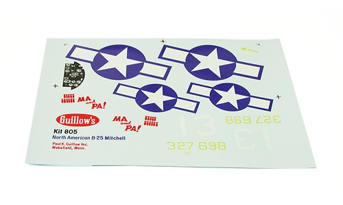 805 Decal Sheet