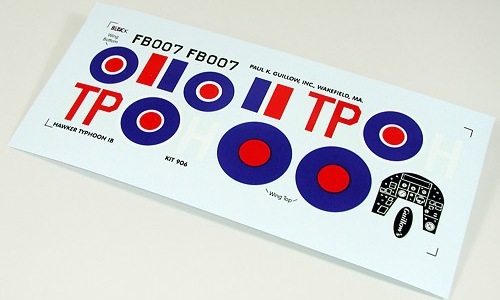 906 Decal Sheet