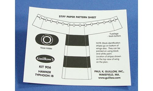 906 Carstock Pattern Sheet