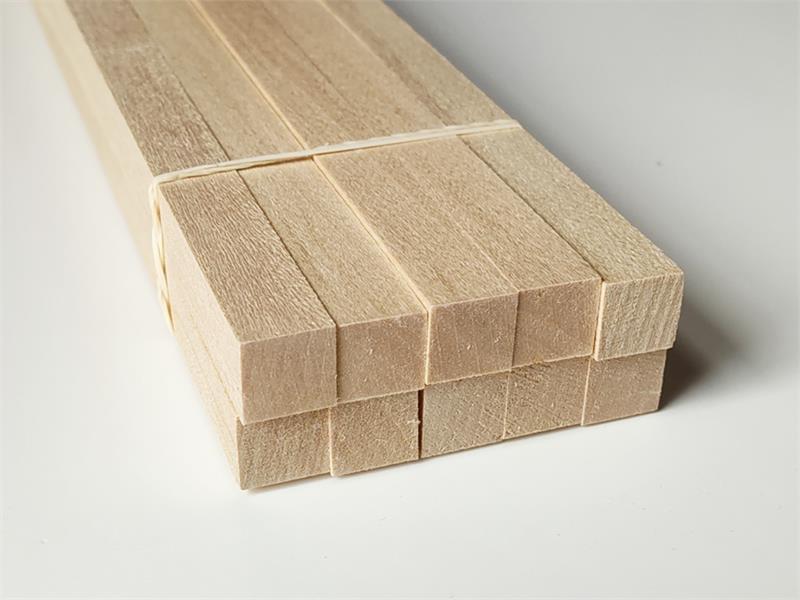 1/2" x 1/2" x 24" Basswood