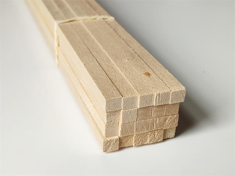1/4" x 1/4" x 24" Basswood