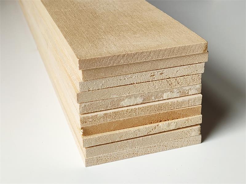 1/4" x 3" x 24" Basswood
