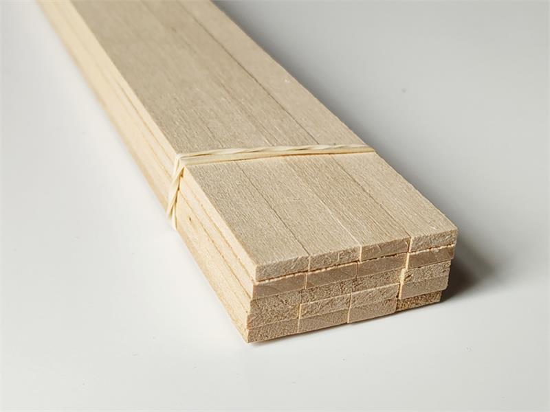 1/8" x 3/8" x 24" Basswood