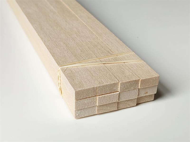 1/4" x 1/2" x 24" Basswood