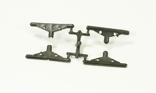 4 Half Black Plastic Pivot Blocks