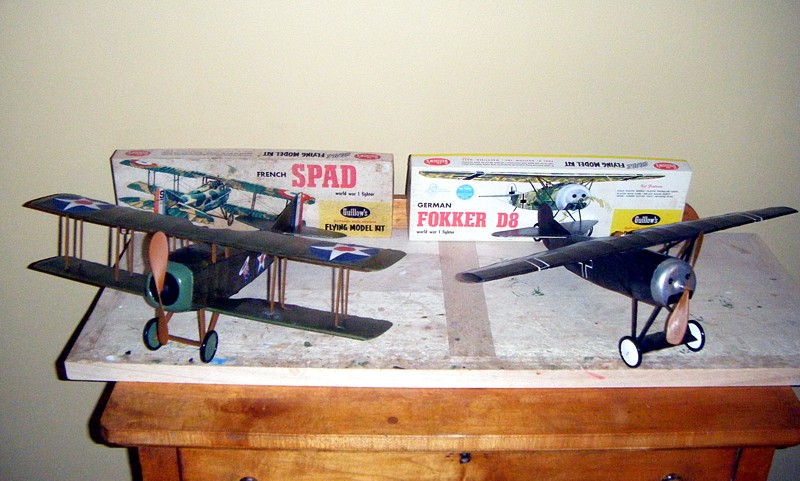 French Spad and German Fokker D8
