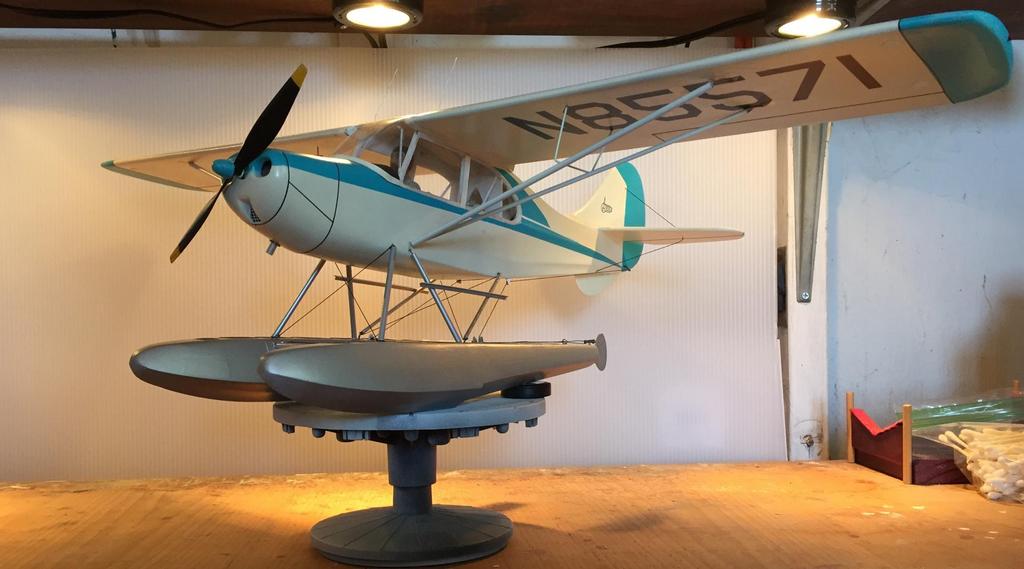 Guillow's Aeronca Champ on floats