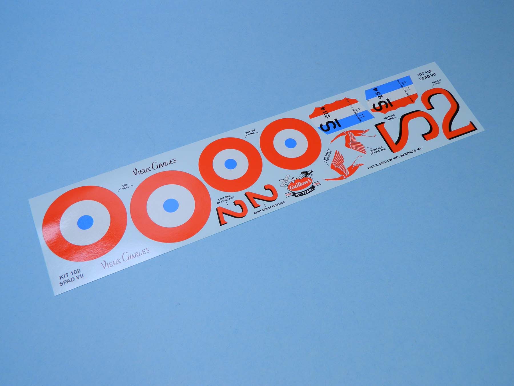 102 Decal Sheet