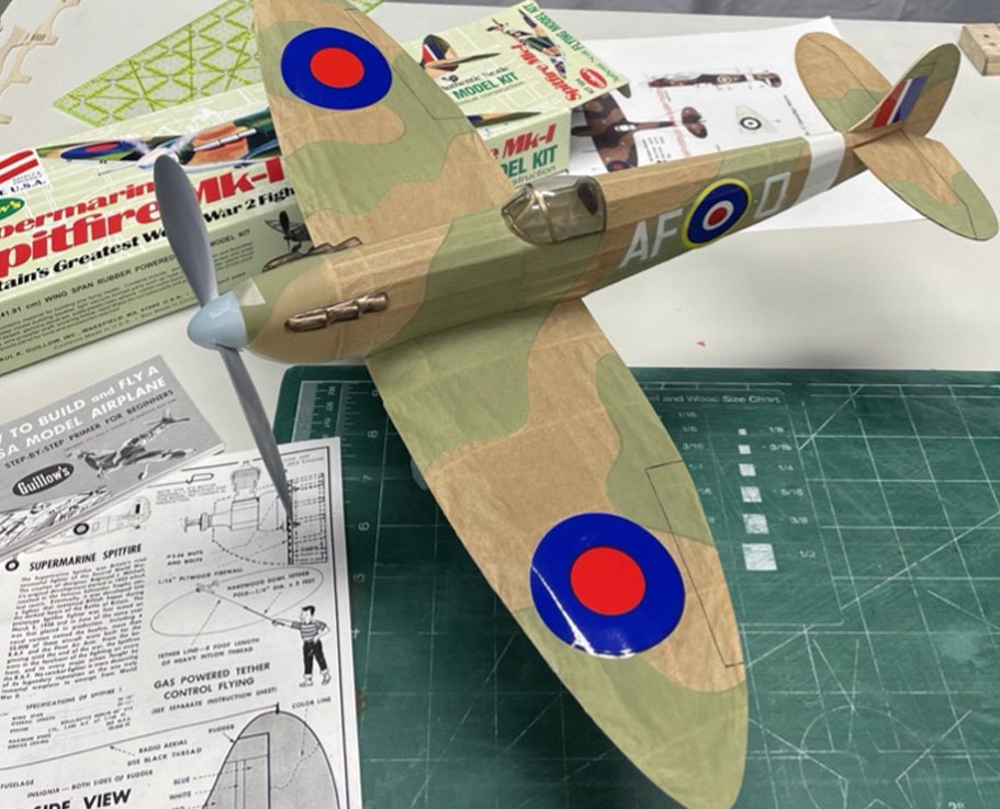 Spitfire MK1 - Guillow’s “Modern Era” by Mitch Kimball