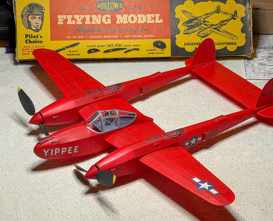 P38 - Guillow’s “Classic Era” by Tom Hallman