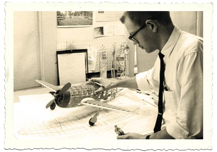 Ray Meyer – Design Engineer 1969: Design and engineering ensured every model was more than accurate; it was built to fly, reflecting the same attention to detail found throughout the factory.