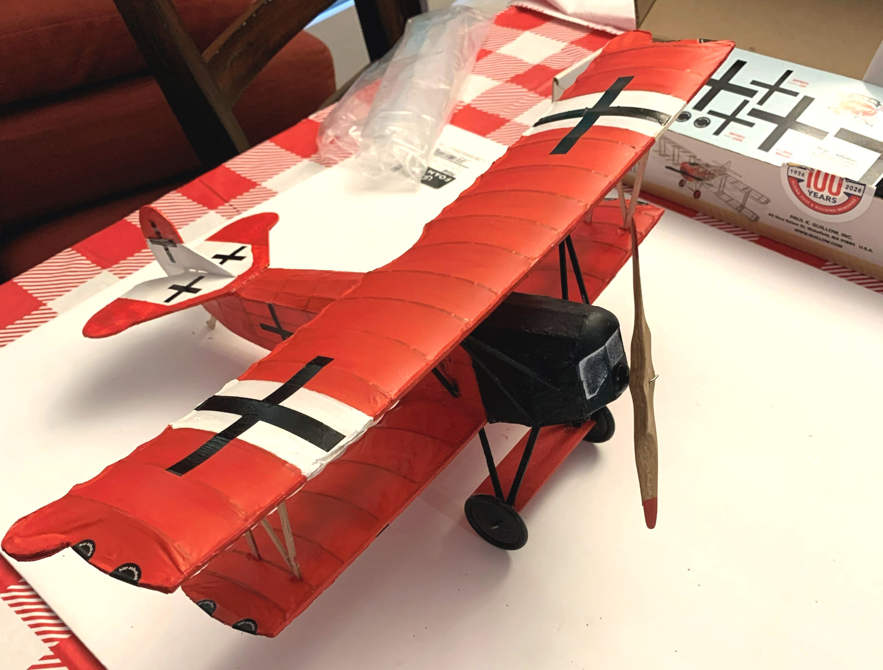 Kit103_Fokker D.VII biplane